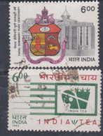 Inde N° 1205 / 06 O  Thé Indien Et Centenaire Du Séminaire Papal De Pune, Les 2 Valeurs Oblitérées, TB - Used Stamps