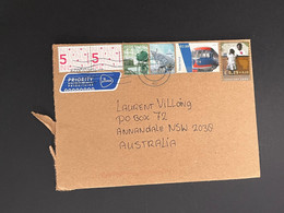 (1 P 19 A) Netherlands Posted To Australia Cover (posted During COVID-19 Emergency) 1 Cover ( 6 Stamps) - Lettres & Documents