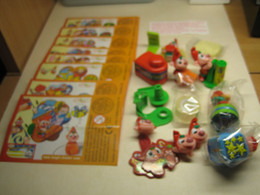 2005 Ferrero - Kinder Surprise -  S-N-1 - S-N-8 - Christmas Gifts - Complete Set + 8 BPZ's - Monoblocchi