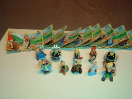 2006 Ferrero - Kinder Surprise -  2S-251 - 2S-260 - Asterix And The Vikings - Complete Set + 10 BPZ's - Monoblocchi