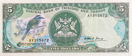 Trinidad 5 Dollars, P-37b (1985) - UNC - Trinidad En Tobago
