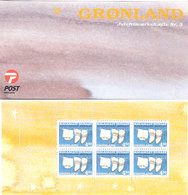 Greenland 1998 Christmas Stamps Mi 329-330x  In Christmas Booklet Nr 3, MNH(**) - Gebruikt