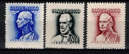 Slovaquie 1943 Mi 111+132-3 (Yv 86+99), (MNH)** - Unused Stamps