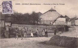 FRANCE - 70 - MOIMAY - Fontaine Et Bas Du Village - Poulain - Animée - CLB  - Carte Postale Ancienne - Andere & Zonder Classificatie