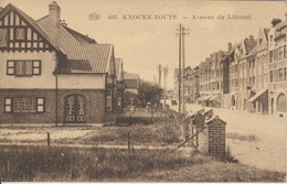 CARTES POSTALES          KNOCKE-LE-ZOUTE  ( BELGIQUE)                       Avenue Du Littoral. - Knokke