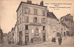 FRANCE - 70 - GRAY - Fontaine St Pierre Fourrier - CLB - Carte Postale Ancienne - Gray
