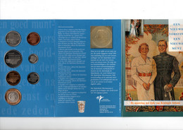 NEDERLAND MUNTSET 2001 MUNTSLAG TEN TIJDE VAN KONINGIN JULIANA - Monnaies Commerciales