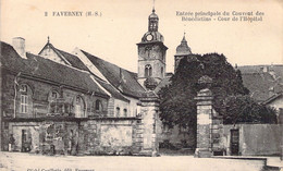 FRANCE - 70 - FAVERNEY - Entrée Principale Du Couvent Des Bénédictins - Cour De L'Hôpital - Carte Postale Ancienne - Sonstige & Ohne Zuordnung