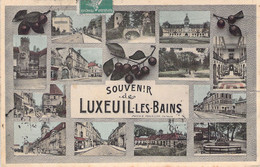 FRANCE - 70 - LUXEUIL LES BAINS - Souvenir De - Multi Vues - Carte Postale Ancienne - Luxeuil Les Bains
