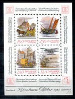 DÄNEMARK Block 5, Bl.5 Mnh - HAFNIA '87, Pferd, Flugzeug, Horse, Plane, Cheval, Avion - DENMARK / DANEMARK - Blocchi & Foglietti