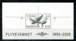 DÄNEMARK Block 15, Bl.15 Mnh - Flugzeug, Plane, Avion - DENMARK / DANEMARK - Blocks & Kleinbögen