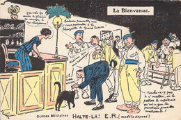 HUMOUR MILITARIA - Scènes Militaires - La Bienvenue - Carte Postale Ancienne - Humorísticas