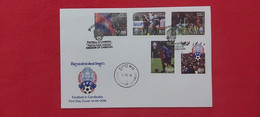 CAMBODGE / CAMBODIA/ FDC Set Football Cambodia 2018. - Coppa Delle Nazioni Asiatiche (AFC)