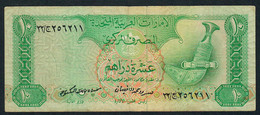 U.A.E. P8 10 DIRHAMS 1982 FINE - Emiratos Arabes Unidos