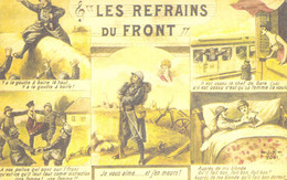 MILITARIA - Les Refrains Du Front - Illustration - Carte Postale Ancienne - Otros & Sin Clasificación