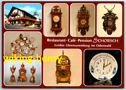 Fürth Erlenbach Im Odenwald - Restaurant Café Pension Zum Schorsch 3   Größte Uhrensammlung Im Odenwald - Odenwald