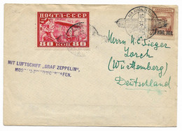 UDSSR Mi.Nr. 391 Auf Zeppelin Brief - Lettres & Documents