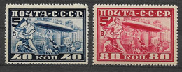 UDSSR Mi.Nr. 390 B - 391 B Postfrisch ** - Unused Stamps