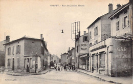 FRANCE - 54 - Pompey - Rue Des Jardins Fleuris - Edition Legille - Bar - Animée - Carte Postale Ancienne - Autres & Non Classés