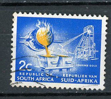 AFRIQUE DU SUD : MINE - N° Yvert 337C Obli.  (PAPIER PHOSPHO) - Used Stamps