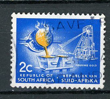 AFRIQUE DU SUD : MINE - N° Yvert 337C Obli.  (PAPIER PHOSPHO) - Used Stamps