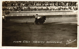 PC VENEZUELA, CARACAS CIRCO, A. MÜLLER, Vintage REAL PHOTO Postcard (b45548) - Venezuela