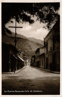PC VENEZUELA, LA GUAIRA, CALLE DE COMERCIO, Vintage REAL PHOTO Postcard (b45588) - Venezuela