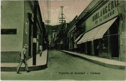 PC VENEZUELA, CARACAS, ESQUINA DE SOCIEDAD, Vintage Postcard (b45678) - Venezuela