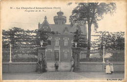 CPA  59 LA CHAPELLE D'ARMENTIERES PROPRIETE DE M. V.. - Sonstige & Ohne Zuordnung