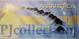 ANTARCTICA 1 DOLLAR 2007 PICK NL POLYMER UNC - Other - America