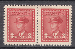 Canada 1942 Mi#218 Mint Hinged Pair - Nuovi