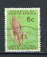 AFRIQUE DU SUD : MAIS - N° Yvert 323J Obli.  (CADRE PHOSPHO) - Used Stamps