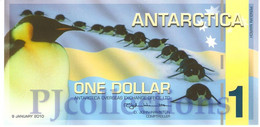 ANTARCTICA 1 DOLLAR 2010 PICK NL POLYMER UNC - Altri – America