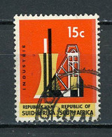 AFRIQUE DU SUD : INDUSTRIE - N° Yvert 323P Obli.  (CADRE PHOSPHO) - Used Stamps