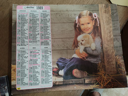 77 //   CALENDRIER DU FACTEUR 1989 / - Big : 1981-90