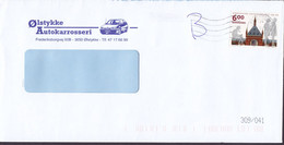 Denmark B-Economique ØLSTYKKE AUTOKARROSSERI Opel Kadet Cachet KØBENHAVNS POSTCENTER 2012 Cover Brief Lettre Central St. - Lettere