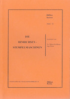 Die Hinrichsen- Stempelmaschinen. Von Dr. Walter Kohlhaas, Inge Riese.Infla-B.32 - Handbooks