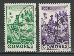 Comores Yv. 4, 5, Mi 23, 24 Obl. - Usati