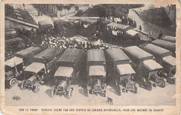 Militaria - Autres - Theâtre Formé Par Une Section De Camions Automobiles - Carte Postale Ancienne - Andere & Zonder Classificatie