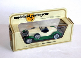 MATCHBOX, MODELS OF YESTERYEAR - Y-14 STUTZ BEARCAT 1931, MINIATURE 1/44 VOITURE - MODELE REDUIT DE COLLECTION (2502.68) - Matchbox