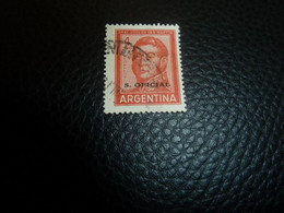 Argentina - Général José De San Martin - 4 Pesos - Servicio Official - Yt 406 - Rouge - Oblitéré - Année 1965 - - Oficiales