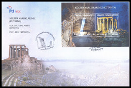 Turkey, Türkei - 2012 - Our Cultural Assets (Kutahya) /// First Day Cover & FDC - Cartas & Documentos