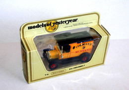 MATCHBOX, MODELS OF YESTERYEAR - Y-12 FORD MODEL T 1912, COLMAN'S MUSTARD - 1/35 - MODELE REDUIT DE COLLECTION (2502.72) - Matchbox