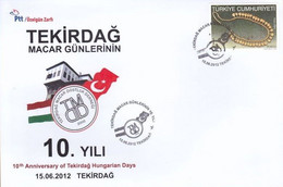 Turkey, Türkei - 2012 - 10th Anniversary Of Tekirdag Hungarian Days /// First Day Cover & FDC - Brieven En Documenten