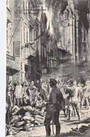 MILITARIA - Illustration Non Signée - Les Massacre De Dinant - Carte Postale Ancienne - Otros & Sin Clasificación