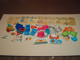 2004 Ferrero - Kinder Surprise -  C131, C132, C133, C134, C135 & C136- Home Appliances - Complete Set + 6 BPZ's - Monoblocchi