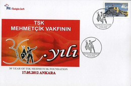 Turkey, Türkei - 2012 - 30th Year Of TSK (Turkish Armed Forces) Mehmetcik Foundation /// First Day Cover & FDC - Briefe U. Dokumente