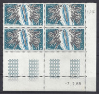 MONACO N° 787 - Bloc De 4 COIN DATE - NEUF** - BERLIOZ - DAMNATION DE FAUST - 7/2/69 - Unused Stamps