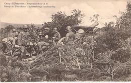 MILITARIA - Casernes - Camp D'Elsenborn - Préparation Pour Le Tir - Carte Postale Ancienne - Caserme