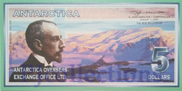 ANTARCTICA 5 DOLLARS 2001 PICK NL UNC - Otros – América